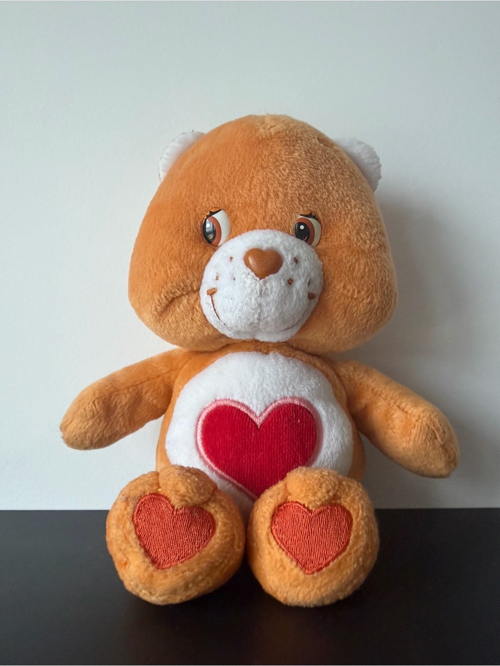 Care Bears Tenderheart 9" Plush Stuffed Animal 2002 Care Bear Tender Heart